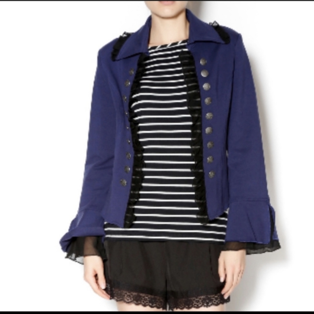 nwt TWO OLD HIPPIES 2OH ponte knit jacket XS